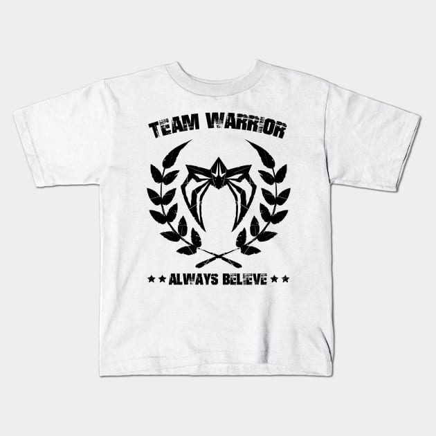 Team Warrior Kids T-Shirt by lockdownmnl09